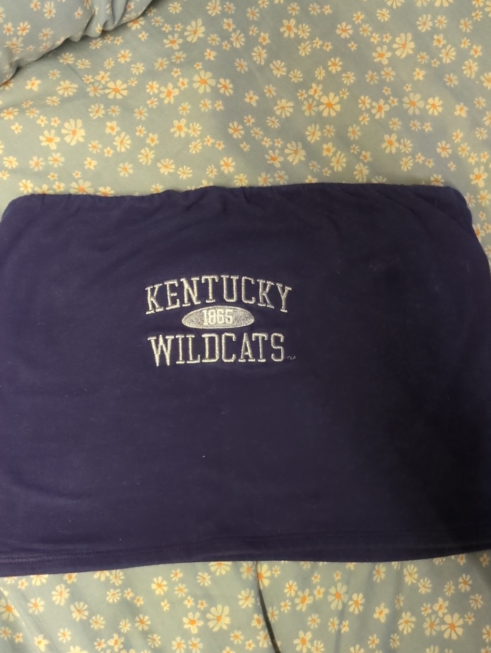Kentucky Wildcats Navy Embroidered Tube Top